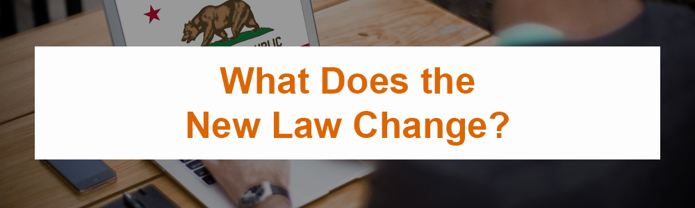 What Does the New Law Change?