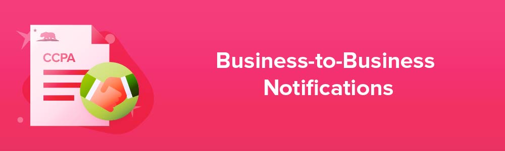 Business-to-Business Notifications